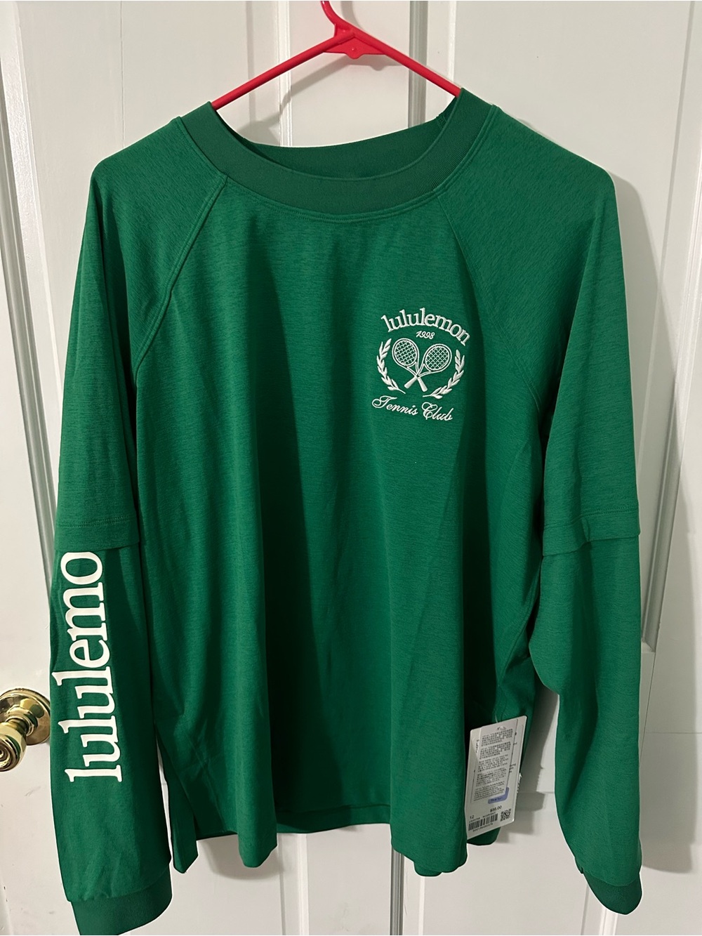 Lululemon Layered Long-Sleeve Tennis Club Top - Green